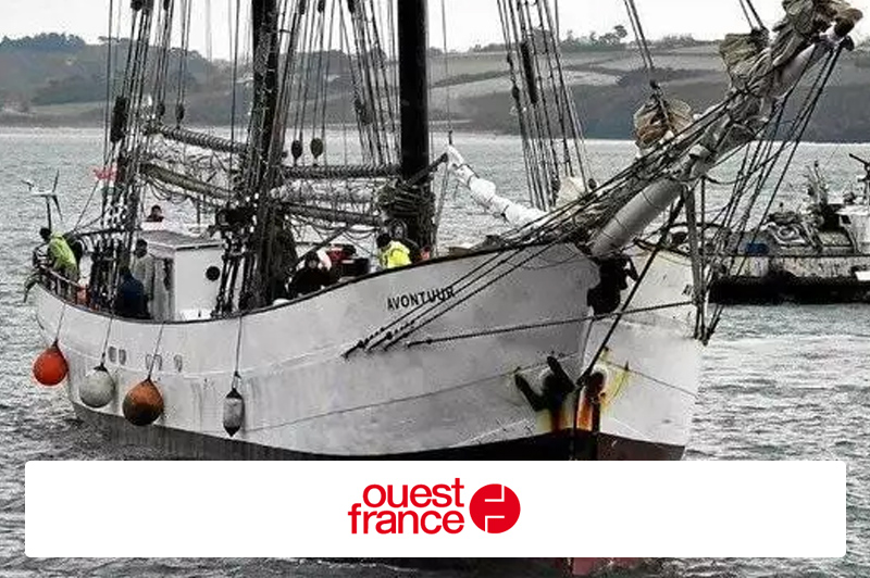 Parti de Douarnenez, l’Avontuur débarque en Guadeloupe