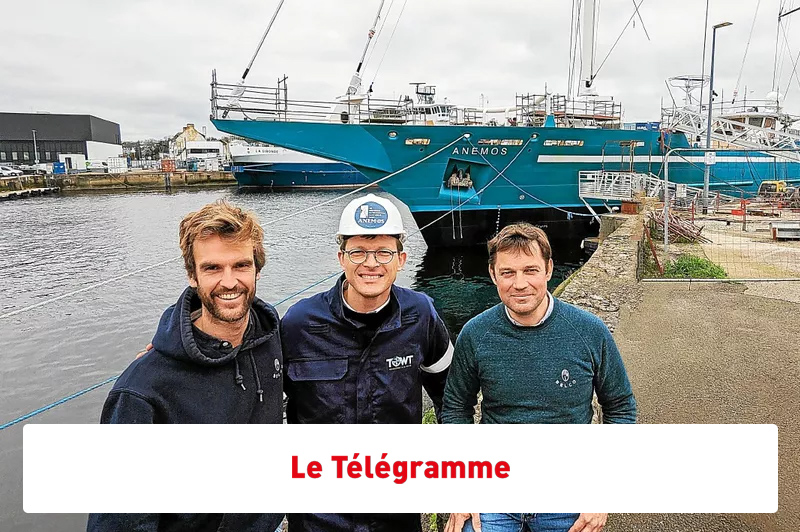 À Concarneau, Belco mise sur le voilier cargo Anemos pour importer ses cafés